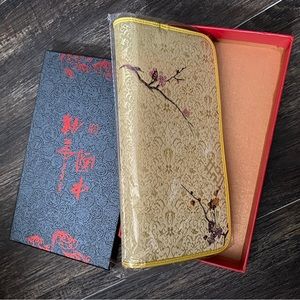 Multicolor wallet- Tan